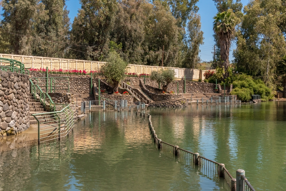 Church of the multiplication of the loaves and fishes in Tabgha, Israel